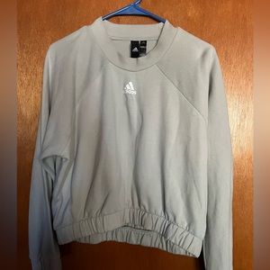 Light green/pastel green color adidas sweater size Small.